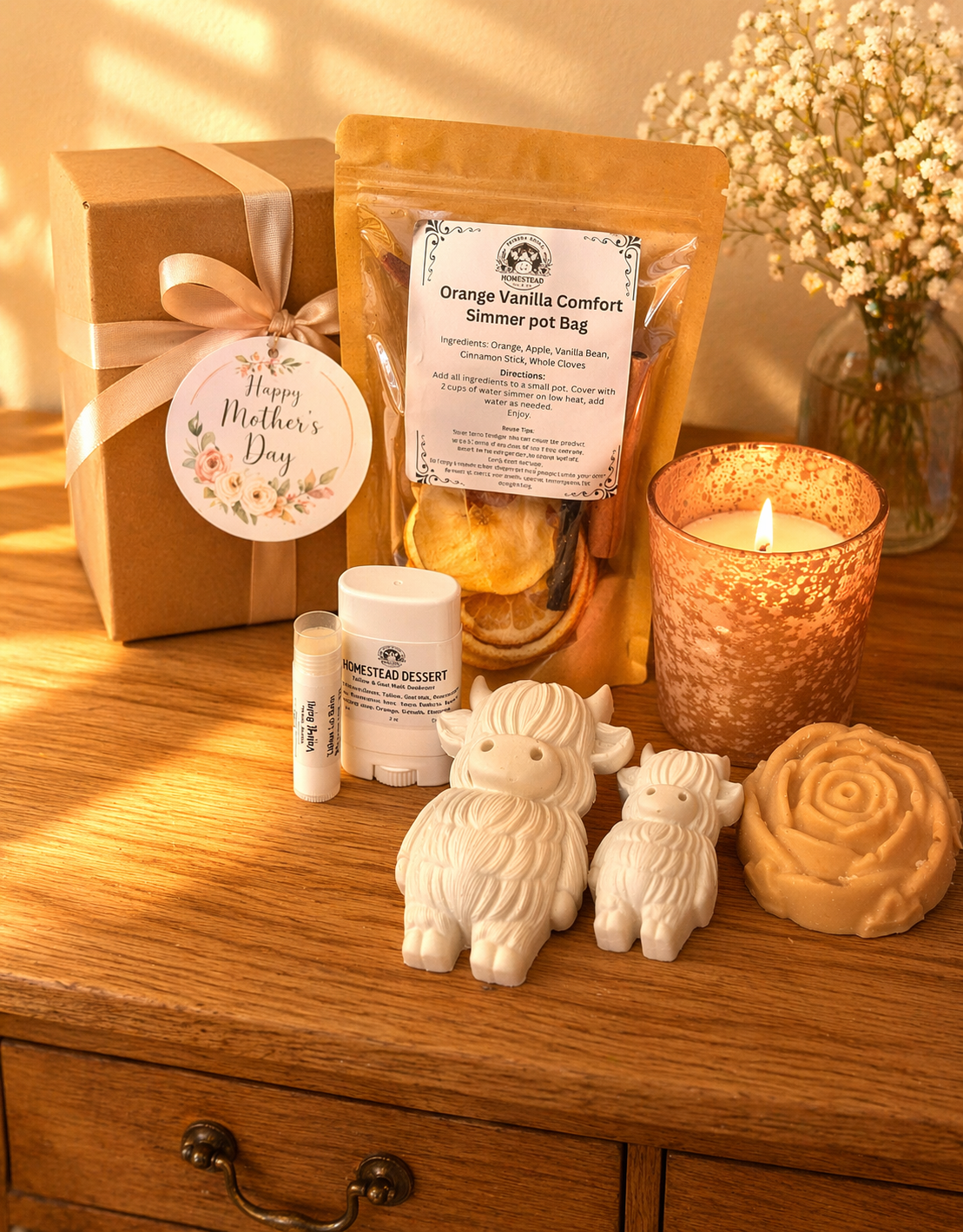 Orange Vanilla Homestead Mothers Day Gift Box