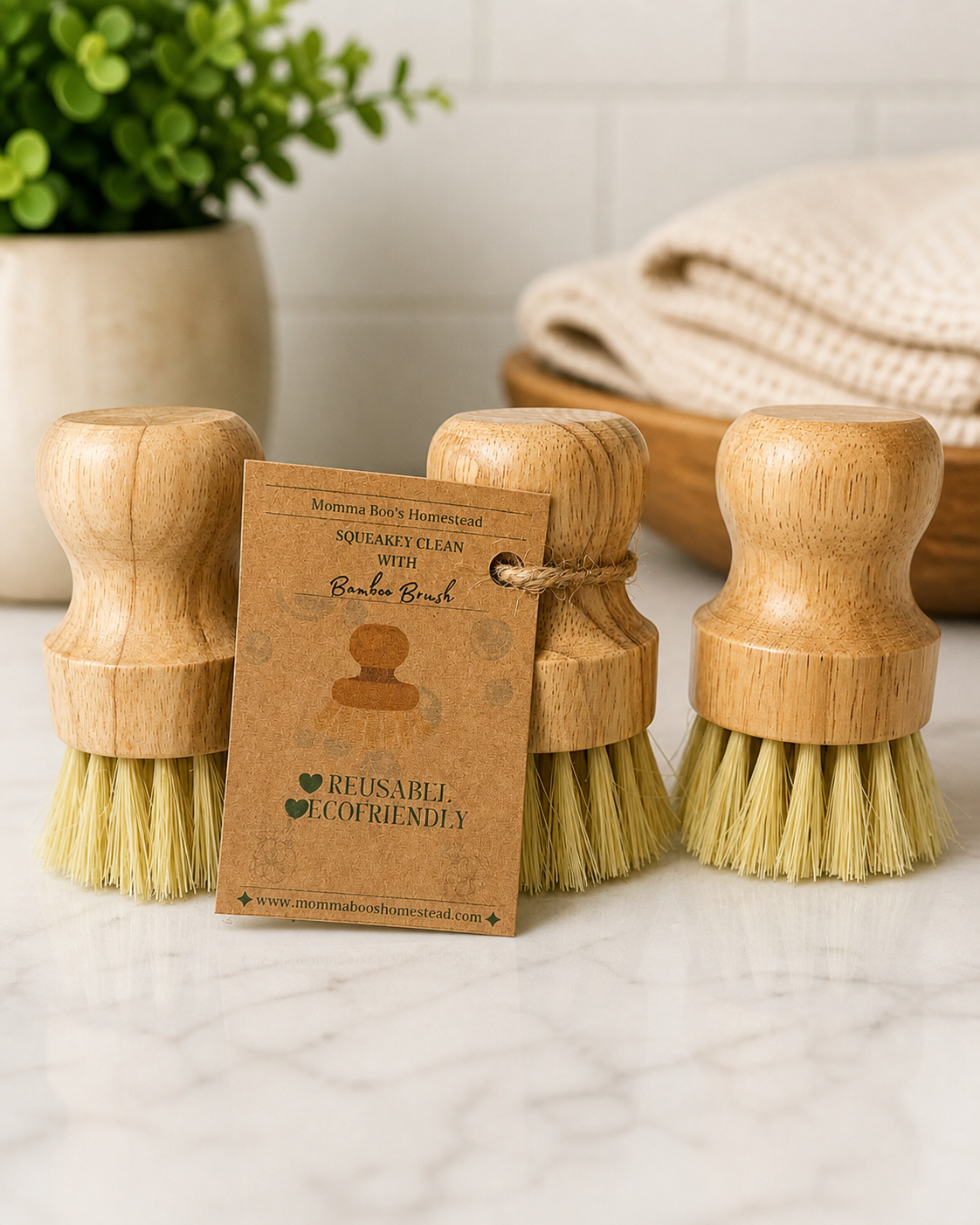 Bamboo Dish Brush