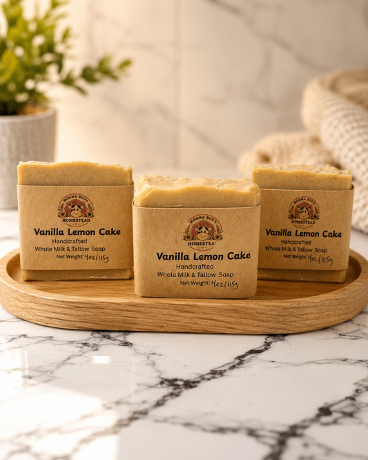 Vanilla Lemon Cake Soap